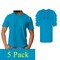Gildan Softstyle Short Sleeve T-Shirt, Sapphire Color Men's Blank Tee for Custom Printing & Design